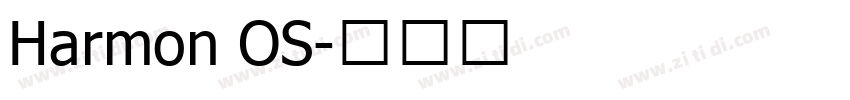 Harmon OS字体转换